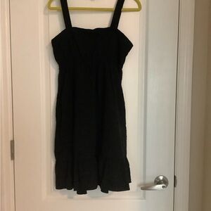 Hard Tail Forever Black Ruffle Sundress